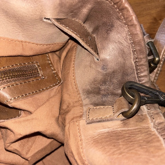 Valentina Made in Italy Woven Leather Hobo Bag | Brown Intrecciato - Picture 10 of 16